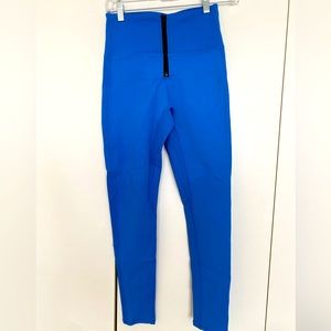 Solid & striped soleil zip front , high waisted leggings.